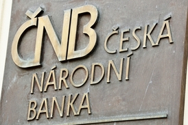 Logo České národní banky.