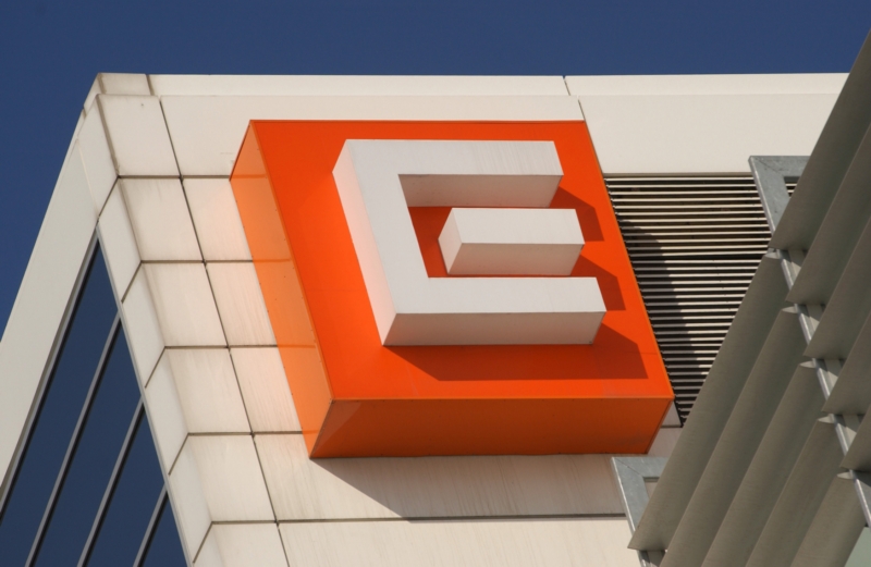 Logo společnosti ČEZ.
