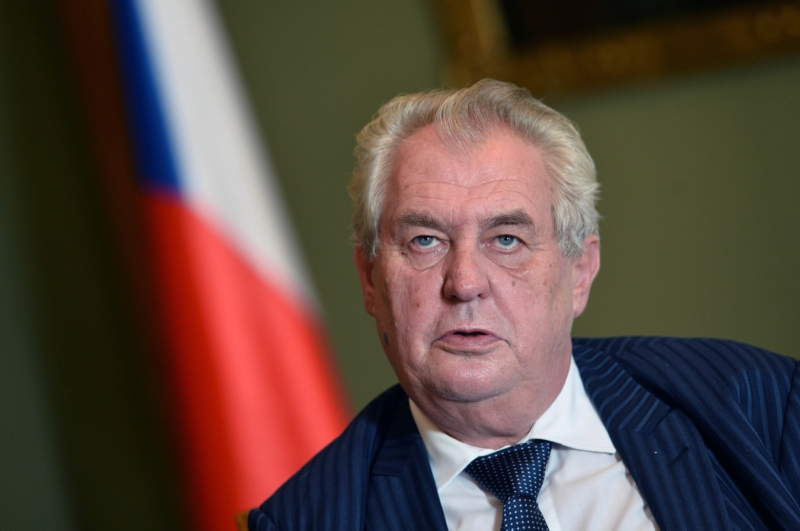 Prezident Miloš Zeman.