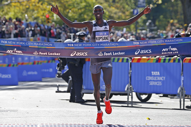 Keňský vytrvalec Wilson Kipsang vyhrál Newyorský maraton.