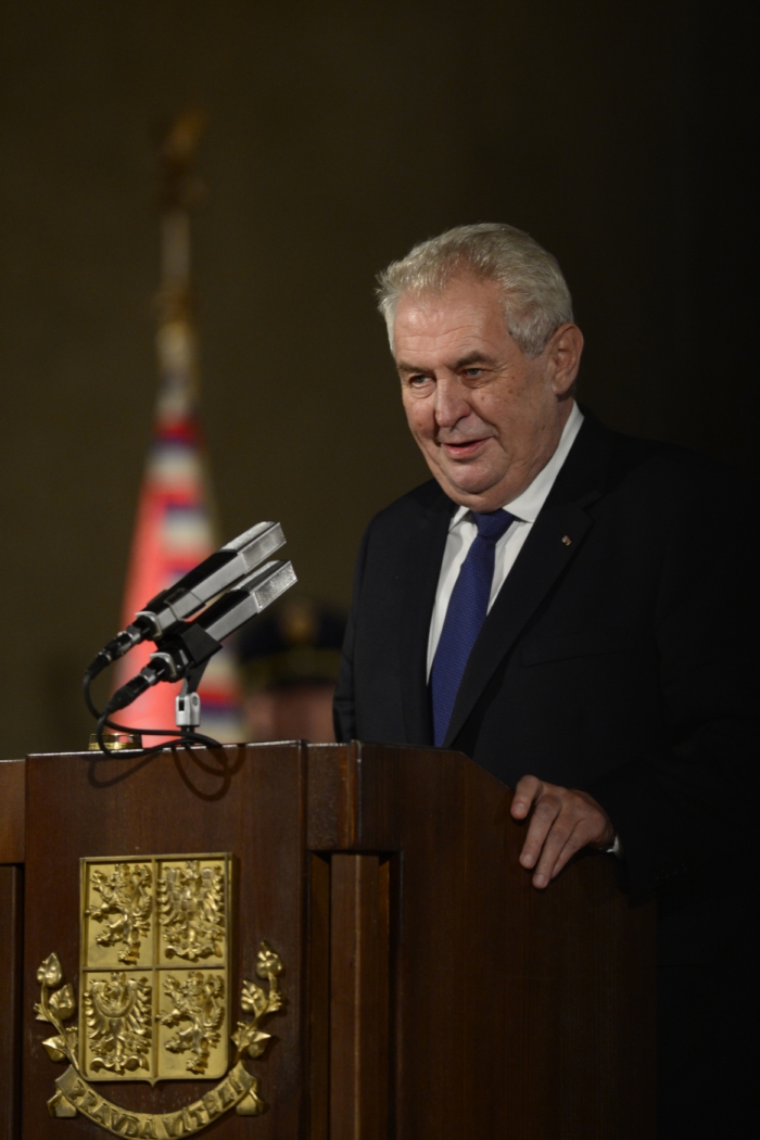 Prezident Miloš Zeman.