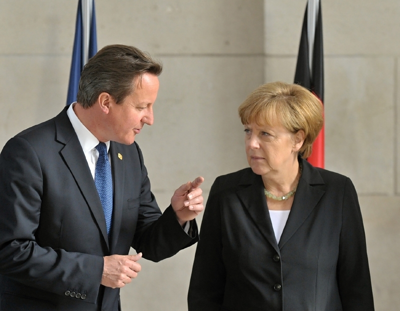 Angela Merkelová a David Cameron.