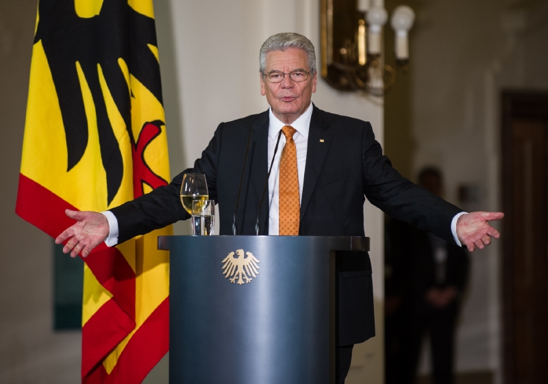 Spolkový prezident Joachim Gauck.