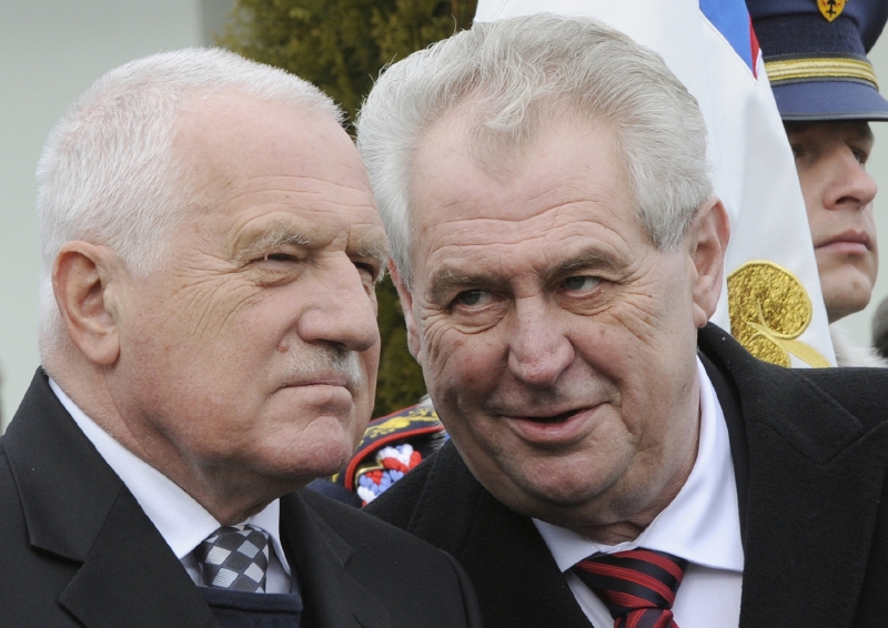 Václav Klaus (vlevo) a Miloš Zeman.