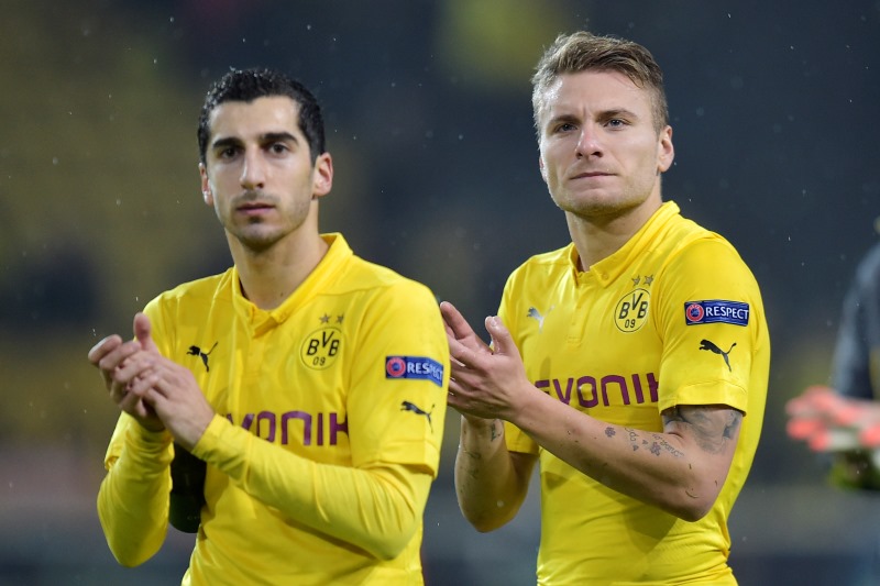 Fotbalisté Dortmundu v Lize mistrů ještě neprohráli. Fotbalisté Dortmundu v Lize mistrů ještě neprohráli.