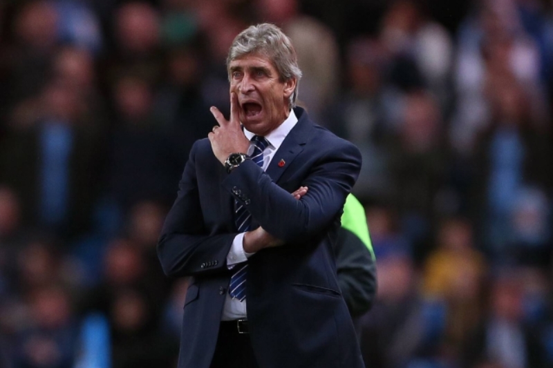 Trenér Manchesteru City Manuel Pellegrini.
