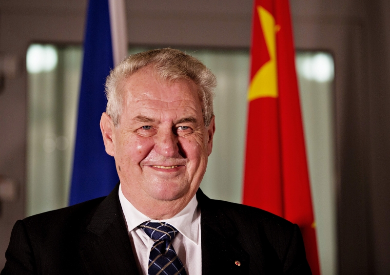 Prezident Miloš Zeman.
