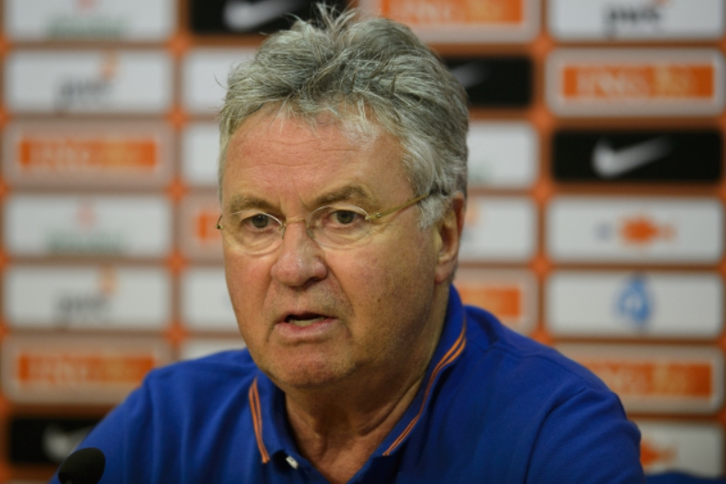 Guus Hiddink, trebnér nizozemské reprezentace.