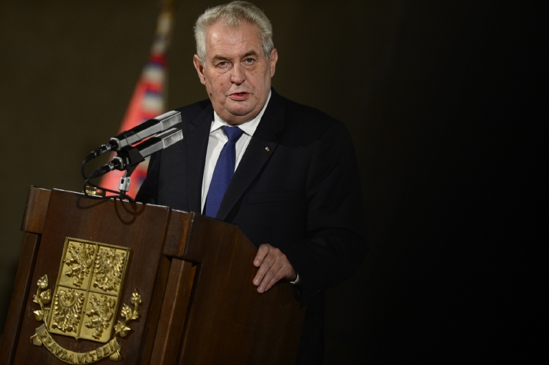 Prezident Miloš Zeman.
