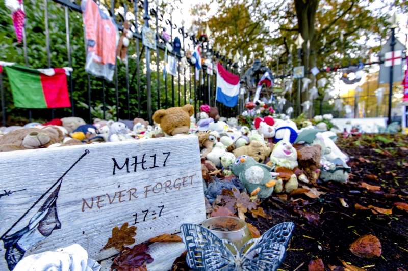 Místo uctění památky pádu letadla v nizozemském městě Hilversum.