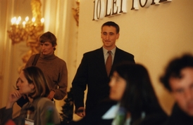 Jan Bubeník na konferenci Společnosti 89, 10 let poté.