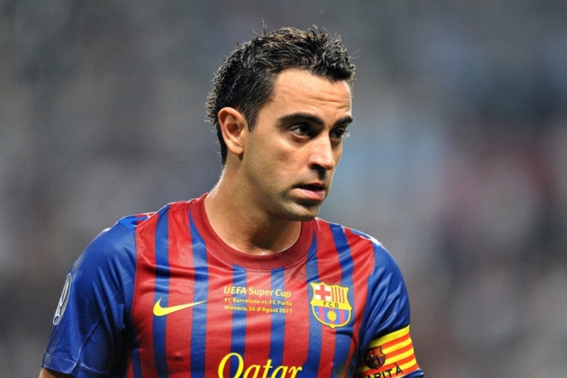 Ikona Barcelony Xavi Hernández. Ikona Barcelony Xavi Hernández.