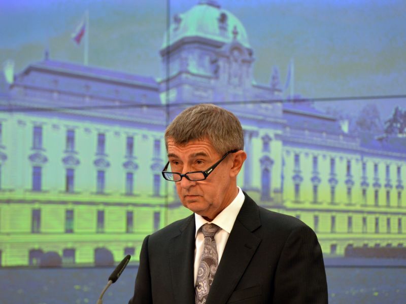 Ministr financí Andrej Babiš.