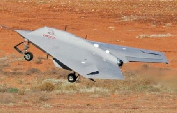 Dron RQ-170 vyfotografovaný v Afghánistánu.