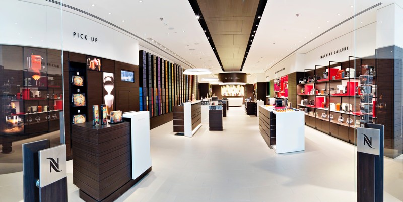 Nový butik Nespresso In Mall v obchodním centru Černý most.