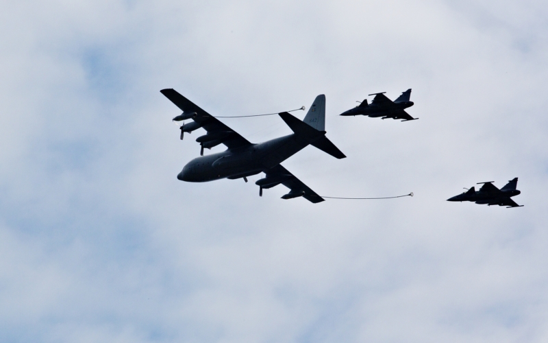 V současné době vlastní armáda čtrnáct letounů Gripen.