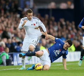 Gylfi Sigurdsson (vlevo).