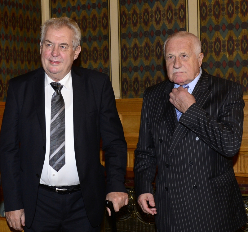 Miloš Zeman (vlevo) a Václav Klaus.