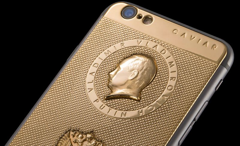 Limitovaná edice iPhonů 6 nazvaná Putin Supremo.