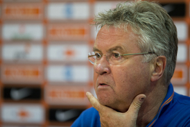 Trenér Nizozemska Guus Hiddink.