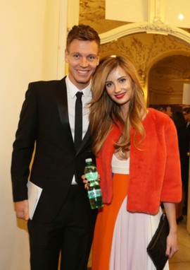 Tomáš Berdych s přítelkyní Ester Sátorovou.