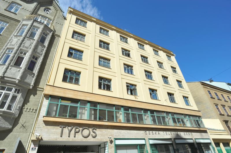 Brněnské studio ČT v současnosti sídlí v paláci Typos. Brněnské studio ČT v současnosti sídlí v paláci Typos.