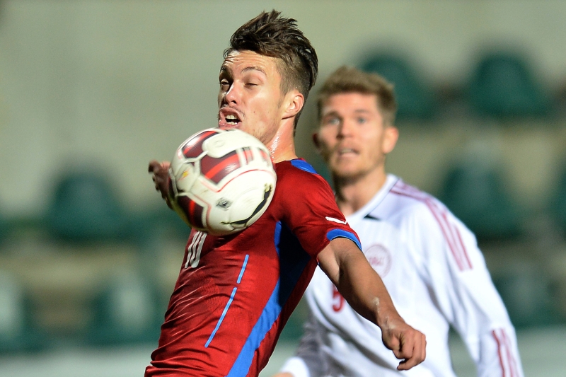 Václav Kadlec (vlevo) se postaral o první vyrovnávací branku.