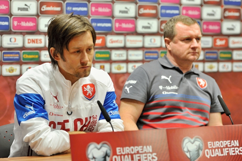 Tomáš Rosický a Pavel Vrba (zleva).