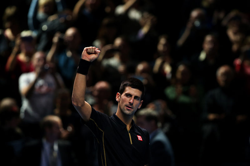 Světová jednička Novak Djokovič může na Turnaji mistrů zkompletovat hattrick. Světová jednička Novak Djokovič může na Turnaji mistrů zkompletovat hattrick.