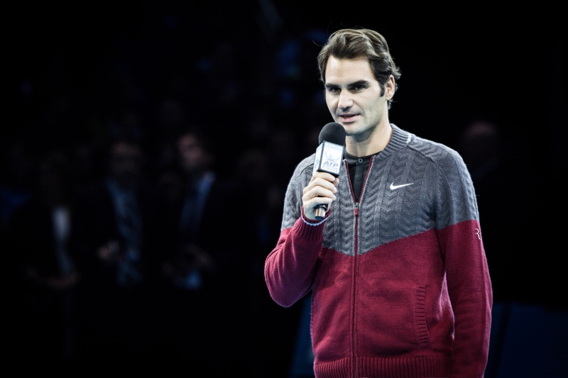 Roger Federer musel kvůli zranění zad odstoupit z finále Turnaje mistrů. Roger Federer musel kvůli zranění zad odstoupit z finále Turnaje mistrů.