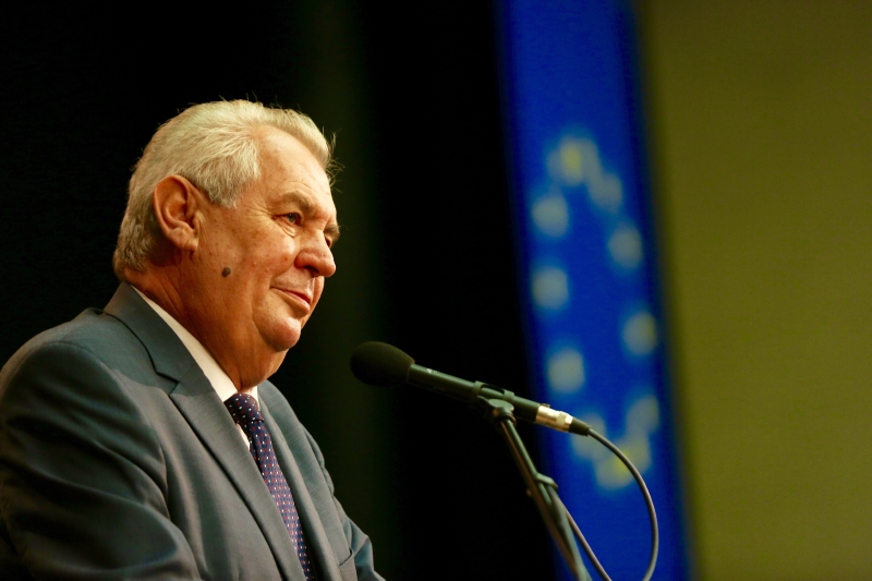 Prezident Miloš Zeman.