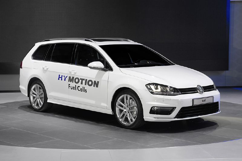 Golf Variant HyMotion zatím jako koncept, ale s možným pohonem budoucnosti.
