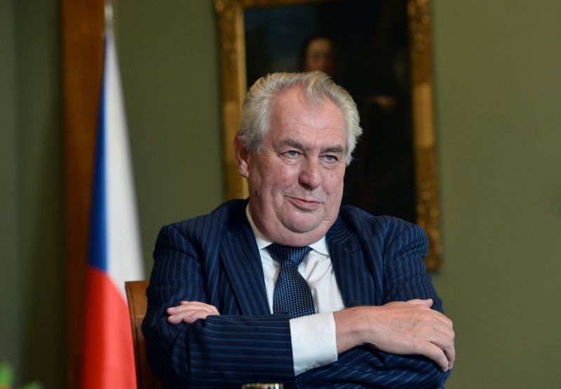 Prezident Miloš Zeman. Prezident Miloš Zeman.