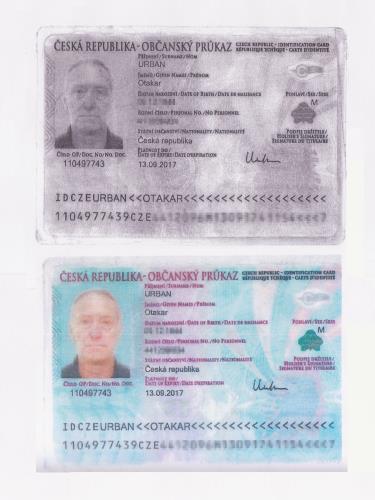 Falešný průkaz s podezřelým. Falešný průkaz s podezřelým.