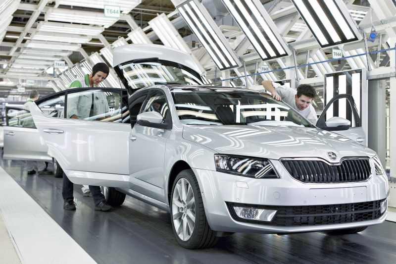 Škoda Auto vyrobila v Česku nejvíce osobních automobilů (ilustrační foto).