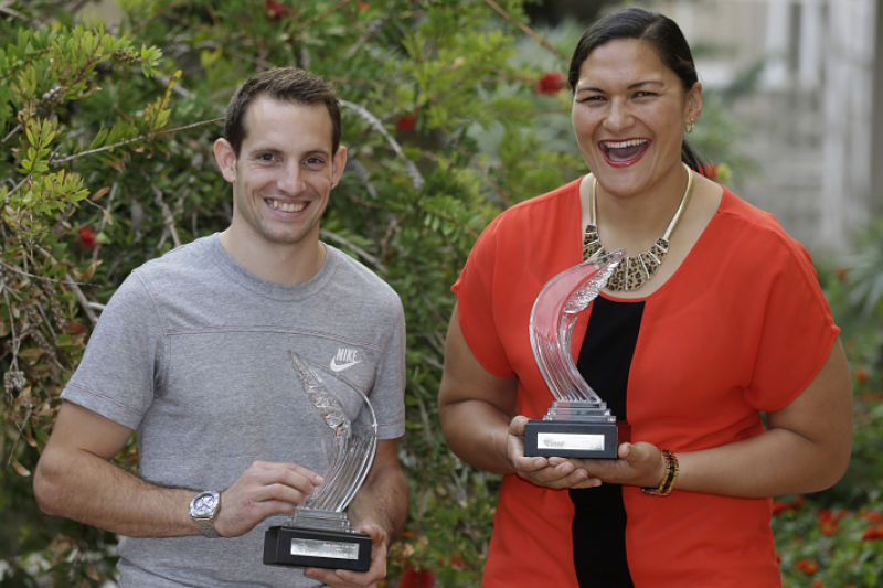Nejlepšími světovými atlety za rok 2014 jsou francouzský tyčkař Renaud Lavillenie a novozélandská koulařka Valerie Adamsová. Nejlepšími světovými atlety za rok 2014 jsou francouzský tyčkař Renaud Lavillenie a novozélandská koulařka Valerie Adamsová.