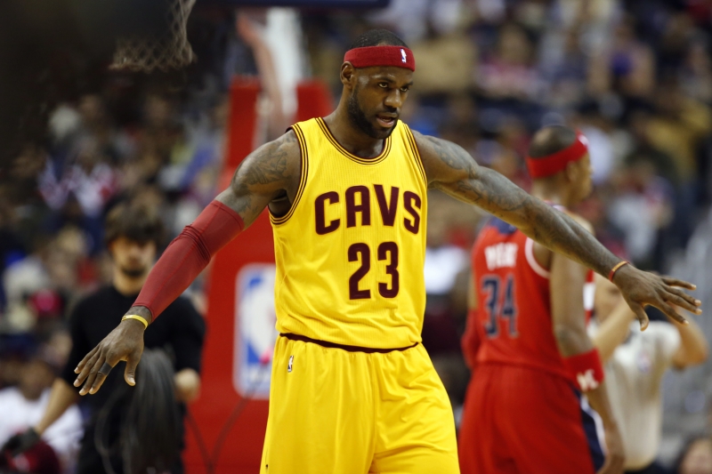 Největší hvězda Clevelandu LeBron James.