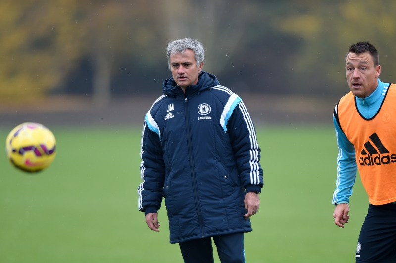 Trenér José Mourinho.