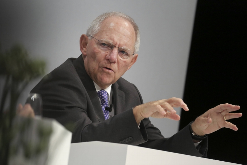 Německý ministr financí Wolfgang Schäuble.