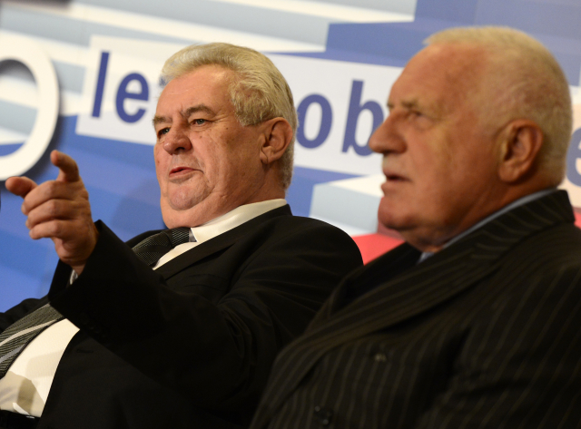 Zeman i Klaus si své výstupy často přibarvovali.