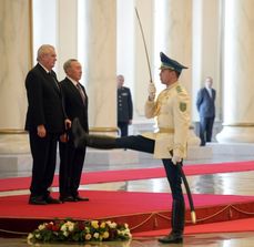 Prezident Zeman na oficiální návštěvě v Astaně.