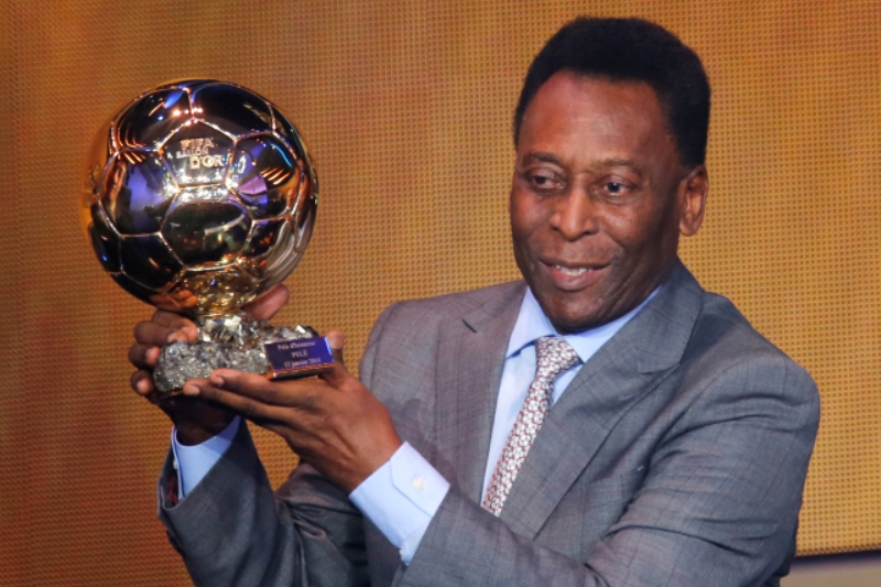 Brazilská fotbalová legenda Pelé.