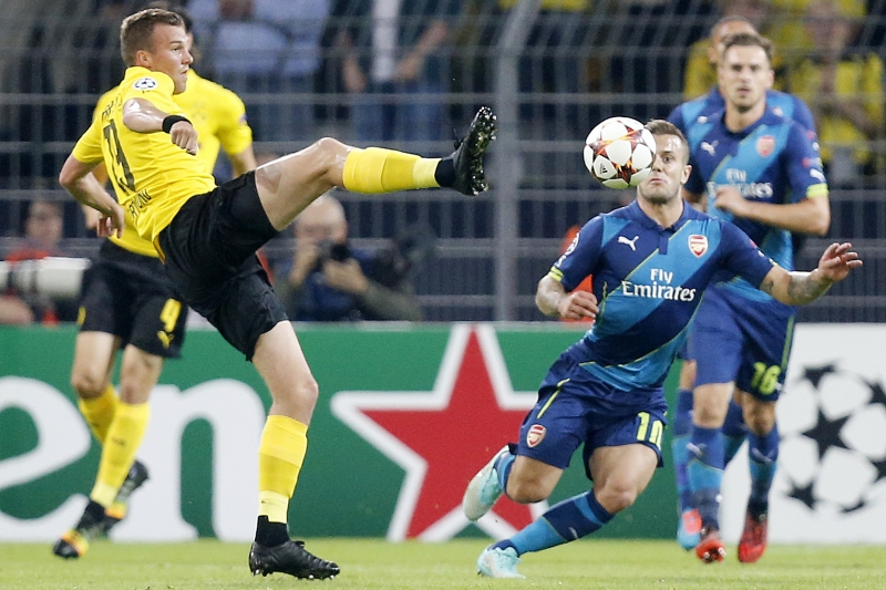 Arsenal se doma chystá na odvetu proti Dortmundu.