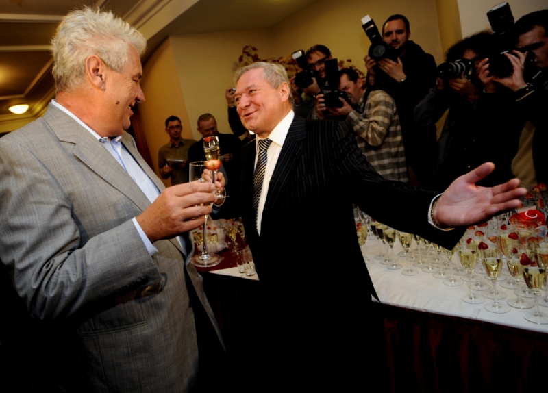 Miloš Zeman a Miroslav Šlouf.