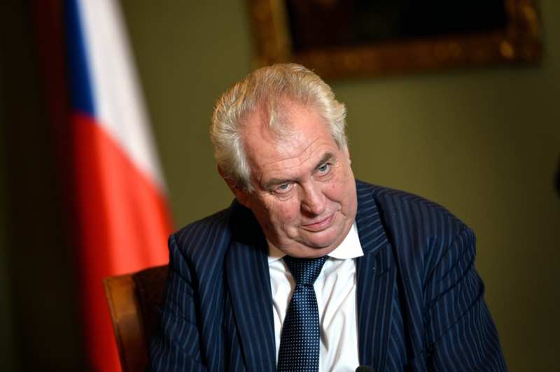 Prezident Miloš Zeman. Prezident Miloš Zeman.