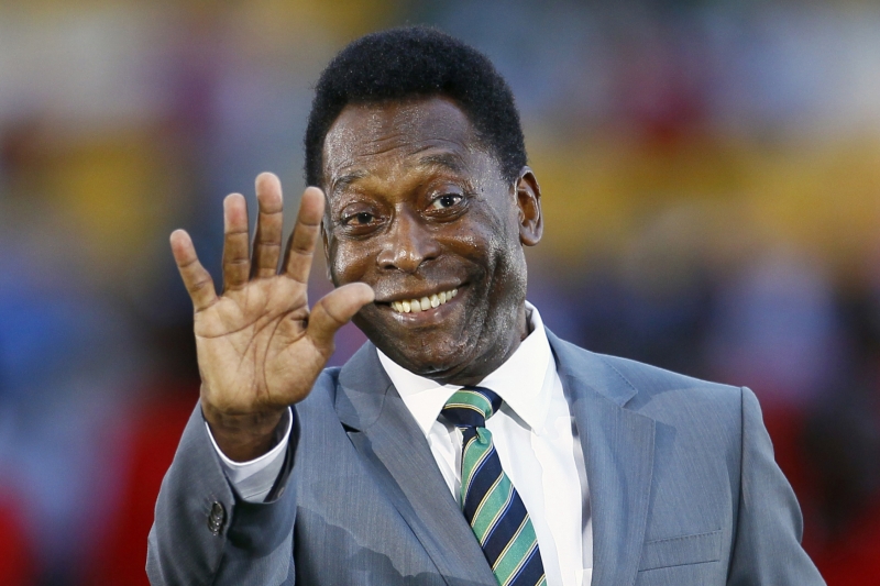 Legendární Pelé. 