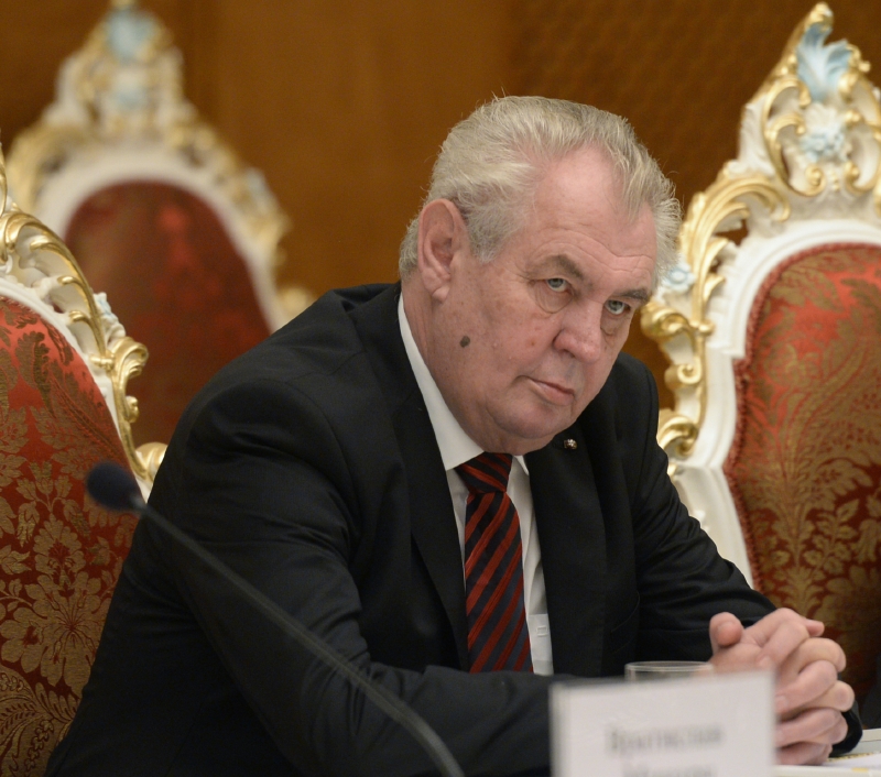 Miloš Zeman na státní cestě v Tádžikistánu.