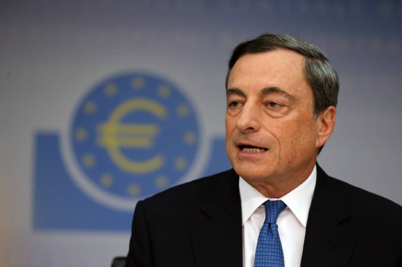 Prezident Evropské centrální banky Mario Draghi. Prezident Evropské centrální banky Mario Draghi.