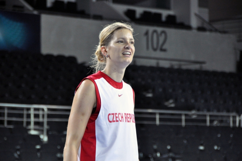 Reprezentantka Eva Vítečková.