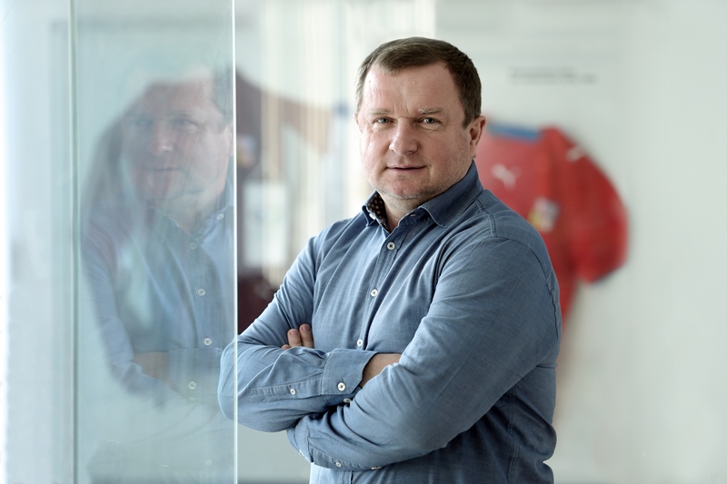 Trenér fotbalové reprezentace Pavel Vrba.